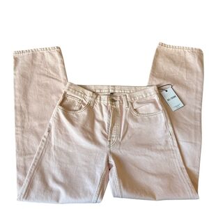 Re/Done Blush Straight Leg Jeans